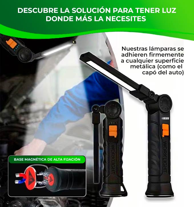 Pack Lampara magnetica