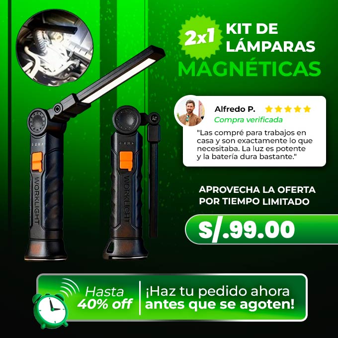 Pack Lampara magnetica