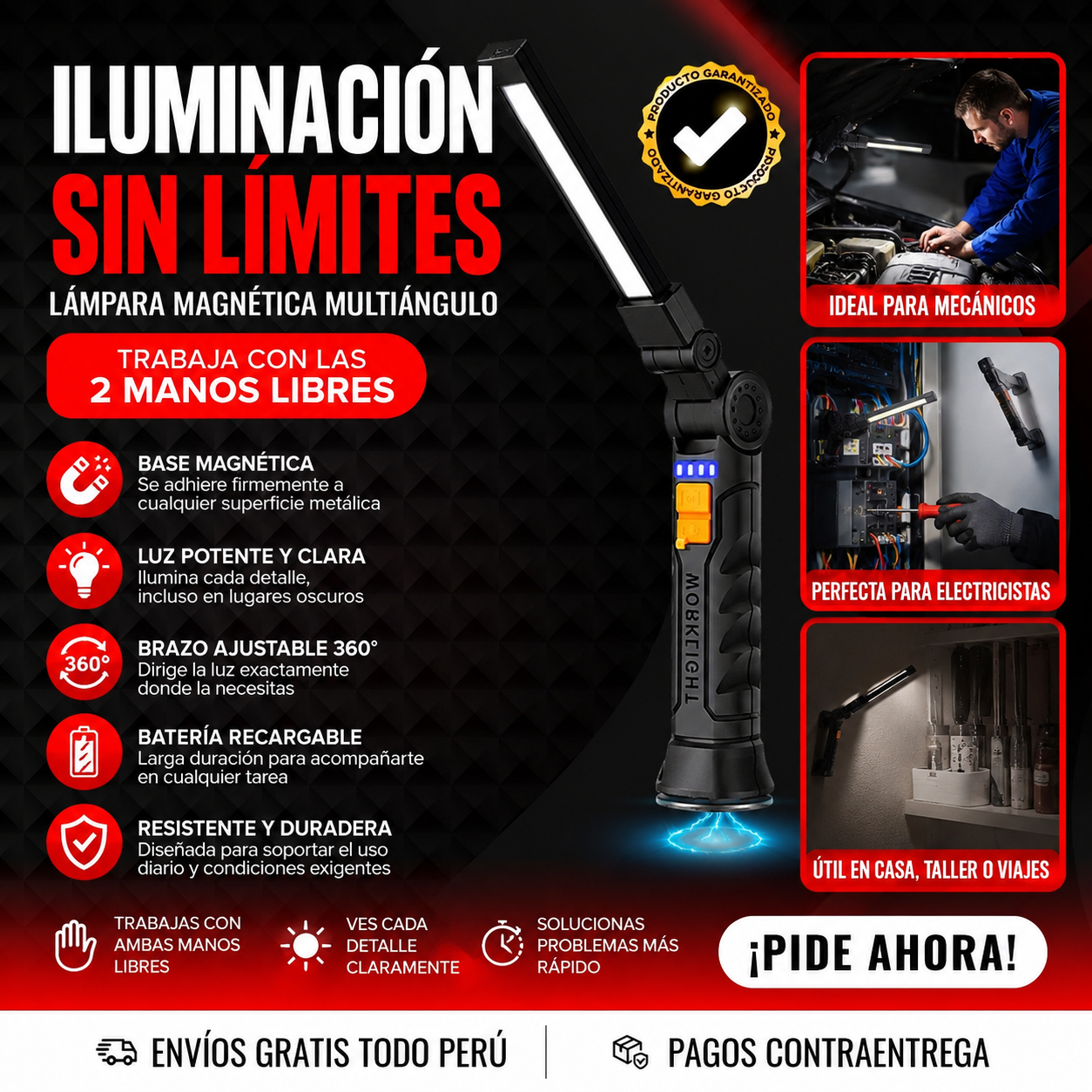 Pack Lampara magnetica